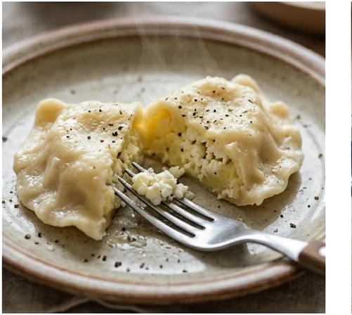 Pierogi Ruskie (Potato and Cheese)